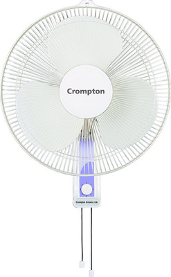 Crompton 300mm windflo 3 Blade Wall Fan(white, Pack of 1)