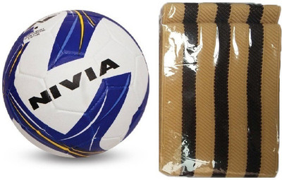 Nivia Combo of Two - one 'Storm Revolution' (Size-5) Football and one Wrist brace with thumb (Color On Availability)- Football Kit
Nivia Combo of Two - one 'Storm Revolution' (Size-5) Football and one Wrist brace with thumb (Color On Availability)- Football Kit