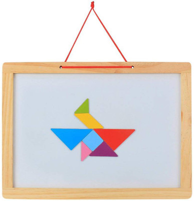 TALKING GANESHA Wooden Frame Double Sided Magnetic Whiteboard & Black Slate with Alphanumeric, Mathematical Signs and Tangram (Multicolor)(Multicolor)
TALKING GANESHA Wooden Frame Double Sided Magnetic Whiteboard & Black Slate with Alphanumeric, Mathematical Signs and Tangram (Multicolor)(Multicolor)
