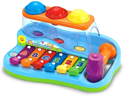 Dhawani Baby Learning Musical Rainbow Piano Pounding Bench with Balls and Hammer Toy(Multicolor)
Dhawani Baby Learning Musical Rainbow Piano Pounding Bench with Balls and Hammer Toy(Multicolor)