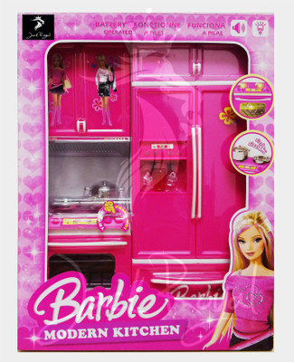 Jack Royal Barbie Model Kitchen With Light and Sound