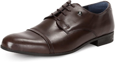 Louis Philippe Lace Up For Men(Black