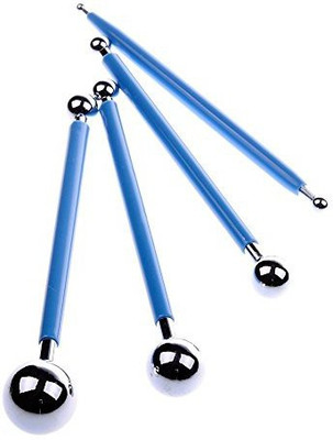 Besttoyhome Metal Ball Stylus Clay Ceramics Pottery Sculpting Modeling Tool Set