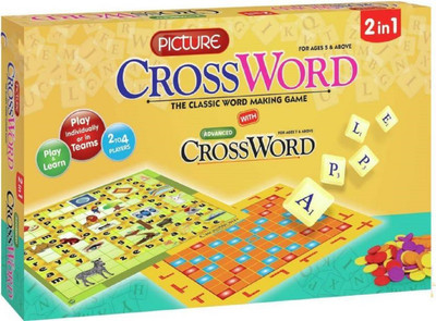 KIDLAND 2 in 1 Picture CrossWord Board Game
KIDLAND 2 in 1 Picture CrossWord Board Game