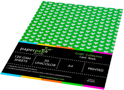 Paper Pep Craft Collection Unruled A4 A4 paper(Set of 2, Light Green)
Paper Pep Craft Collection Unruled A4 A4 paper(Set of 2, Light Green)