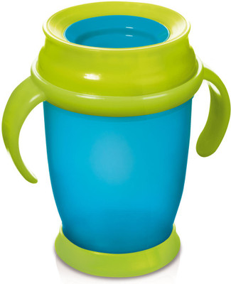Lovi 360 CUP WITH HANDLES BLUE (250ML) JUNIOR(Blue)