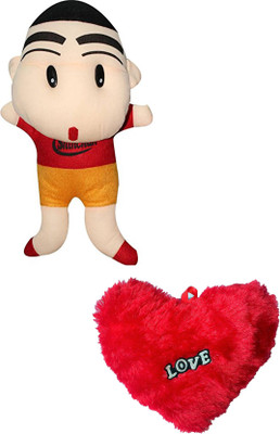 Marchie's Super Character Shin Chan Kids Favourite Gift Soft Toy (38 cm)And love Heart (35x28 Cm) - 38 cm(Multicolor)
Marchie's Super Character Shin Chan Kids Favourite Gift Soft Toy (38 cm)And love Heart (35x28 Cm) - 38 cm(Multicolor)