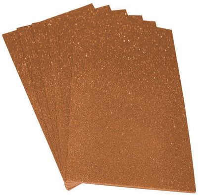GVAAS A3 Glitter eva foam sheets (TEN) BROWN