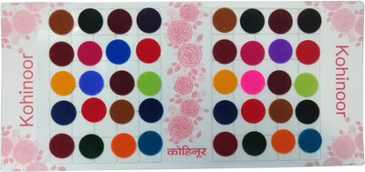 Kohinoor Multicolor Round Bindi for women Women Multicolor Bindis(Stick on)
Kohinoor Multicolor Round Bindi for women Women Multicolor Bindis(Stick on)
