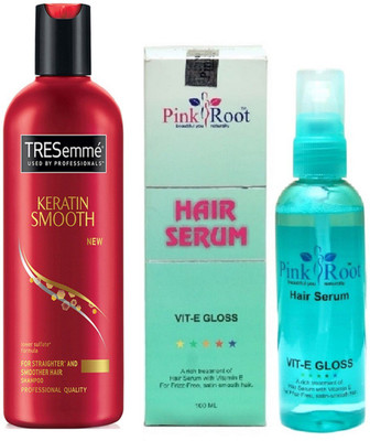 Pink Root Hair Serum (100ml) and TRESemme Keratin Smooth for Straightner and Smoother Hair Shampoo(Set of 2)
Pink Root Hair Serum (100ml) and TRESemme Keratin Smooth for Straightner and Smoother Hair Shampoo(Set of 2)