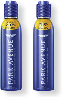 Park Avenue No Gas Epic Perfume SprayFor Men 150ML Each (Pack of 2) Perfume Body Spray - For Men(300 ml, Pack of 2)
Park Avenue No Gas Epic Perfume SprayFor Men 150ML Each (Pack of 2) Perfume Body Spray - For Men(300 ml, Pack of 2)
