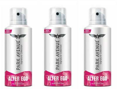 Park Avenue Alter Ego Signature Collection Body Spray 130ML Each (Pack of 3) Body Spray - For Men & Women(390 ml, Pack of 3)
Park Avenue Alter Ego Signature Collection Body Spray 130ML Each (Pack of 3) Body Spray - For Men & Women(390 ml, Pack of 3)
