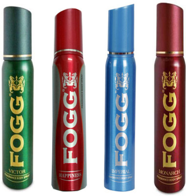 Fogg VICTOR DEODORANT 120 ML+ IMPERIAL DEODORANT 120 ML+ MONARCH DEODORANT 120 ML+ HAPPINESS DEODORANT 120 ML Deodorant Spray - For Men & Women(120 ml, Pack of 4)
Fogg VICTOR DEODORANT 120 ML+ IMPERIAL DEODORANT 120 ML+ MONARCH DEODORANT 120 ML+ HAPPINESS DEODORANT 120 ML Deodorant Spray - For Men & Women(120 ml, Pack of 4)