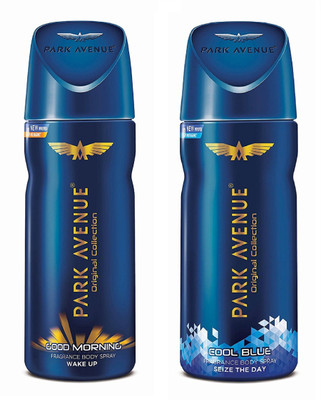 Park Avenue Good Morning Wake Up and Cool Blue Seize The Day Original Collection Body Spray 150ML Each (Pack of 2) Perfume Body Spray - For Men & Women(300 ml, Pack of 2)
Park Avenue Good Morning Wake Up and Cool Blue Seize The Day Original Collection Body Spray 150ML Each (Pack of 2) Perfume Body Spray - For Men & Women(300 ml, Pack of 2)
