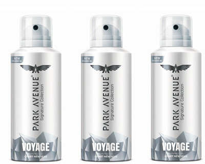 Park Avenue Voyage Signature Collection Body Spray 130ML Each (Pack of 3) Body Spray - For Men & Women(390 ml, Pack of 3)
Park Avenue Voyage Signature Collection Body Spray 130ML Each (Pack of 3) Body Spray - For Men & Women(390 ml, Pack of 3)