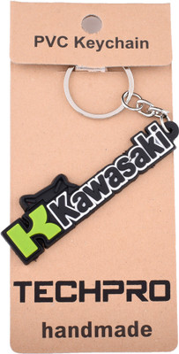 Techpro Kawasaki single sided Key Chain(Multicolor)