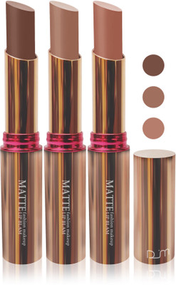 Femina09 velvet matte lady blam Enriched with Vitamin E lipstick women fashion color cosmetics makeup combo set of 3(l coffie brown l brown coffie brown, 15 g)
Femina09 velvet matte lady blam Enriched with Vitamin E lipstick women fashion color cosmetics makeup combo set of 3(l coffie brown l brown coffie brown, 15 g)