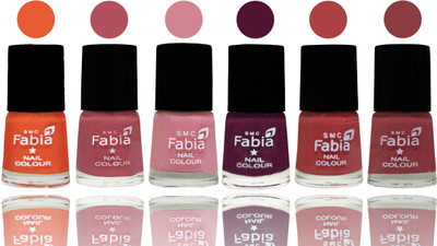 Fabia Exclusive Nail Polish Sour Orange-Mauve Pink-Rose-Boysenberry-Peach-Dark Nude(Pack of 6)
Fabia Exclusive Nail Polish Sour Orange-Mauve Pink-Rose-Boysenberry-Peach-Dark Nude(Pack of 6)