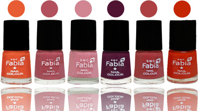 Fabia Exclusive Nail Polish Sour Orange-Mauve Pink-Rose-Boysenberry-Peach-Fire Orange(Pack of 6)
Fabia Exclusive Nail Polish Sour Orange-Mauve Pink-Rose-Boysenberry-Peach-Fire Orange(Pack of 6)