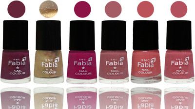 Fabia Exclusive Nail Polish Mulberry-Gold-Raspberry-Lip-Bazooka Joe-Mauve Pink(Pack of 6)
Fabia Exclusive Nail Polish Mulberry-Gold-Raspberry-Lip-Bazooka Joe-Mauve Pink(Pack of 6)