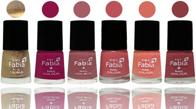 Fabia Exclusive Nail Polish Gold-Raspberry-Lip-Bazooka Joe-Light Peach-Dark Nude(Pack of 6)
Fabia Exclusive Nail Polish Gold-Raspberry-Lip-Bazooka Joe-Light Peach-Dark Nude(Pack of 6)