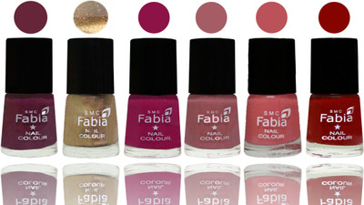 Fabia Exclusive Nail Polish Mulberry-Gold-Raspberry-Lip-Bazooka Joe-Bold Red(Pack of 6)
Fabia Exclusive Nail Polish Mulberry-Gold-Raspberry-Lip-Bazooka Joe-Bold Red(Pack of 6)