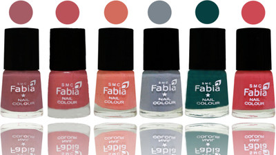 Fabia Exclusive Nail Polish Lip-Bazooka Joe-Light Peach-Wild Gray Yonder-Dark Green-Strawberry(Pack of 6)
Fabia Exclusive Nail Polish Lip-Bazooka Joe-Light Peach-Wild Gray Yonder-Dark Green-Strawberry(Pack of 6)