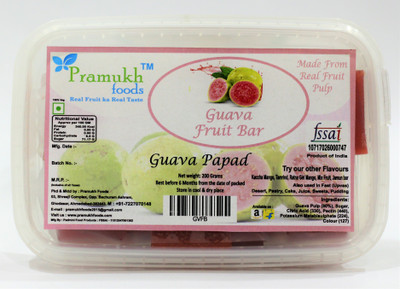 Pramukh Foods Pramukh Guava Fruit Bar Guava(200 g, Box)