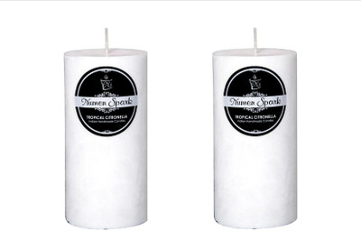 Numen Spark Set Of 2 Tropical Citronella Crystal Pillar Candle (3X6 Inches) | Candles for Decoration | Candles for Bedroom(1200 g)
Numen Spark Set Of 2 Tropical Citronella Crystal Pillar Candle (3X6 Inches) | Candles for Decoration | Candles for Bedroom(1200 g)