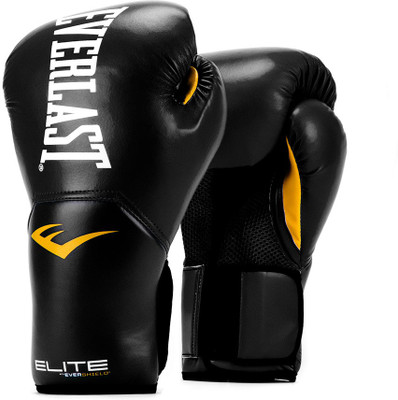 Everlast Pro Style Elite V2 Training - 10OZ Boxing Gloves (M, Black)