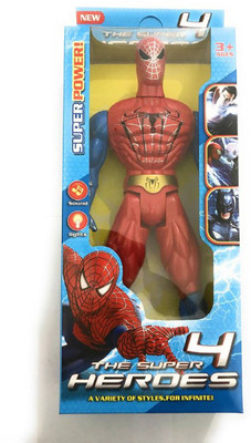 piggie Spiderman Action Figure(Red)