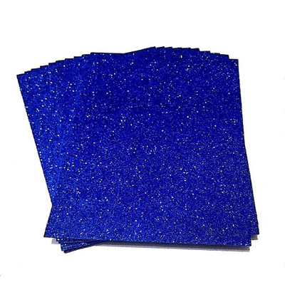 GVAAS A4 Glitter eva foam sheets (TEN) DARK BLUE