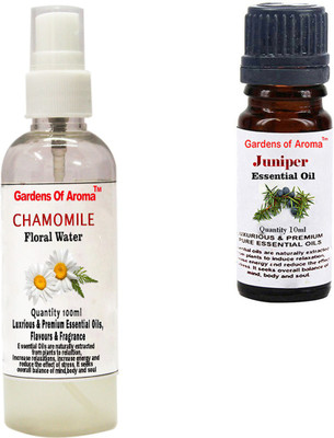 Gardens Of Aroma Chamomile Floral Water And Juniper Essential Oil(110 ml)