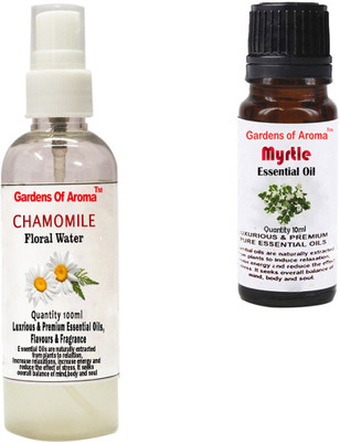 Gardens Of Aroma Chamomile Floral Water And Myrtle Essential Oil(110 ml)