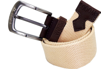 WOODS Men Formal, Casual Beige Canvas, Fabric, Synthetic Belt
WOODS Men Formal, Casual Beige Canvas, Fabric, Synthetic Belt