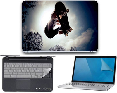 Gallery 83 ® sports wallpaper 3 in 1 combo pack with laptop skin sticker decal, key guard, Screen protector all are laptop 15.6 inch Combo Set 3326 vinyl Laptop Decal 15.6 Combo Set