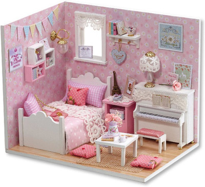KADAM Sunshine Princess Series Wooden Handmade Dollhouse Miniature DIY Kit Creative Bedroom With Furniture and Accessories - Perfect Creative DIY Gift for Kids, Children, Teens, Friends, Families, Birthday/Valentine's Day(Pink)
KADAM Sunshine Princess Series Wooden Handmade Dollhouse Miniature DIY Kit Creative Bedroom With Furniture and Accessories - Perfect Creative DIY Gift for Kids, Children, Teens, Friends, Families, Birthday/Valentine's Day(Pink)