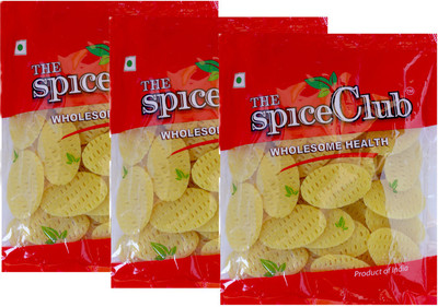 The Spice Club Pappad Fryums 3D Oval (Crunchy and Tasty, Ready to Fry) - Fryums 250 g(Pack of 3)
The Spice Club Pappad Fryums 3D Oval (Crunchy and Tasty, Ready to Fry) - Fryums 250 g(Pack of 3)