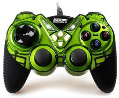 Techista Double Shock/Vibration Controller Gaming Joystick USB Remote Gamepad(Green, For PC)
Techista Double Shock/Vibration Controller Gaming Joystick USB Remote Gamepad(Green, For PC)