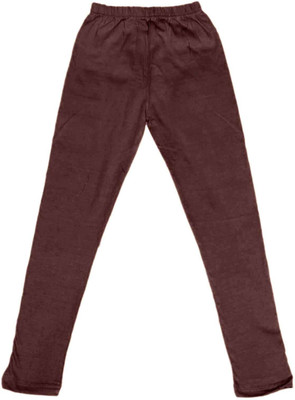 IndiWeaves Legging For Girls(Brown Pack of 1