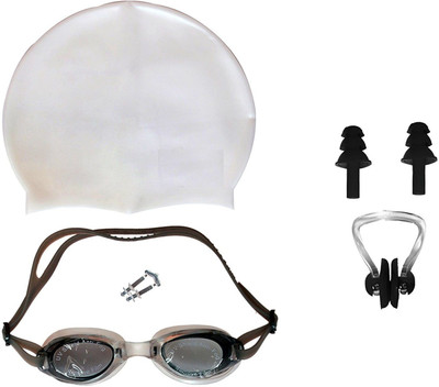 QUINERGYS ® Shell White - Swimming kit with Silicone Swim Cap, Goggle, 2 Pair Ear Plugs and 1 Nose Clip Combo Swimming Kit
QUINERGYS ® Shell White - Swimming kit with Silicone Swim Cap, Goggle, 2 Pair Ear Plugs and 1 Nose Clip Combo Swimming Kit