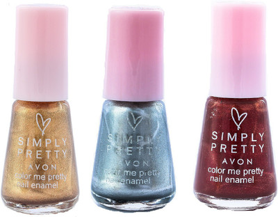 Avon SP Nail Enamel Restage Glitter Gold - Sizzling Silver - Luscious Cherry(Pack of 3)
Avon SP Nail Enamel Restage Glitter Gold - Sizzling Silver - Luscious Cherry(Pack of 3)