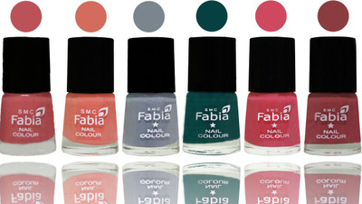 Fabia Exclusive Nail Polish Bazooka Joe-Light Peach-Wild Gray Yonder-Dark Green-Shock Pink-Dark Nude(Pack of 6)
Fabia Exclusive Nail Polish Bazooka Joe-Light Peach-Wild Gray Yonder-Dark Green-Shock Pink-Dark Nude(Pack of 6)