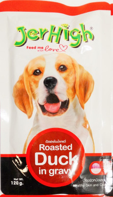 jerhigh JerHigh Roasted Duck In Gravy (120g, Pack of 12) Duck 120 g Wet Dog Food(Pack of 12)
jerhigh JerHigh Roasted Duck In Gravy (120g, Pack of 12) Duck 120 g Wet Dog Food(Pack of 12)