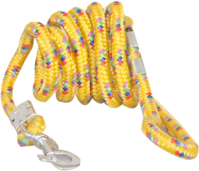 Pet Club51 Rope Dog Collar & Leash(, Yellow