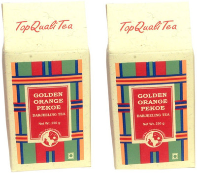 Top Quali Tea Golden Orange Pekoe 250g each (Pack of 2) Black Tea(500 g, Pouch)