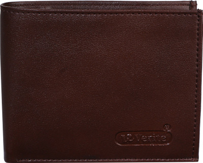 VERITE Men Brown Genuine Leather Wallet(4 Card Slots)