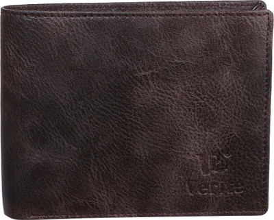 VERITE Men Brown Genuine Leather Wallet(4 Card Slots)