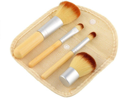 Gugzy 4pcs Makeup Brush Set, 4 Professional Makeup Brushes Kit With Natural Bamboo Handle With Burlap Bag(Pack of 4)
Gugzy 4pcs Makeup Brush Set, 4 Professional Makeup Brushes Kit With Natural Bamboo Handle With Burlap Bag(Pack of 4)