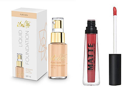 iba halal iba ivory fair foundation and miss rose waterproof liquid matte 36(Set of 2)
iba halal iba ivory fair foundation and miss rose waterproof liquid matte 36(Set of 2)